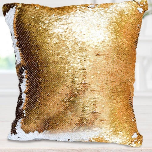 Custom Photo Sequin Pillow Personalized for Valentines, birthday, moms, dads, any occasion